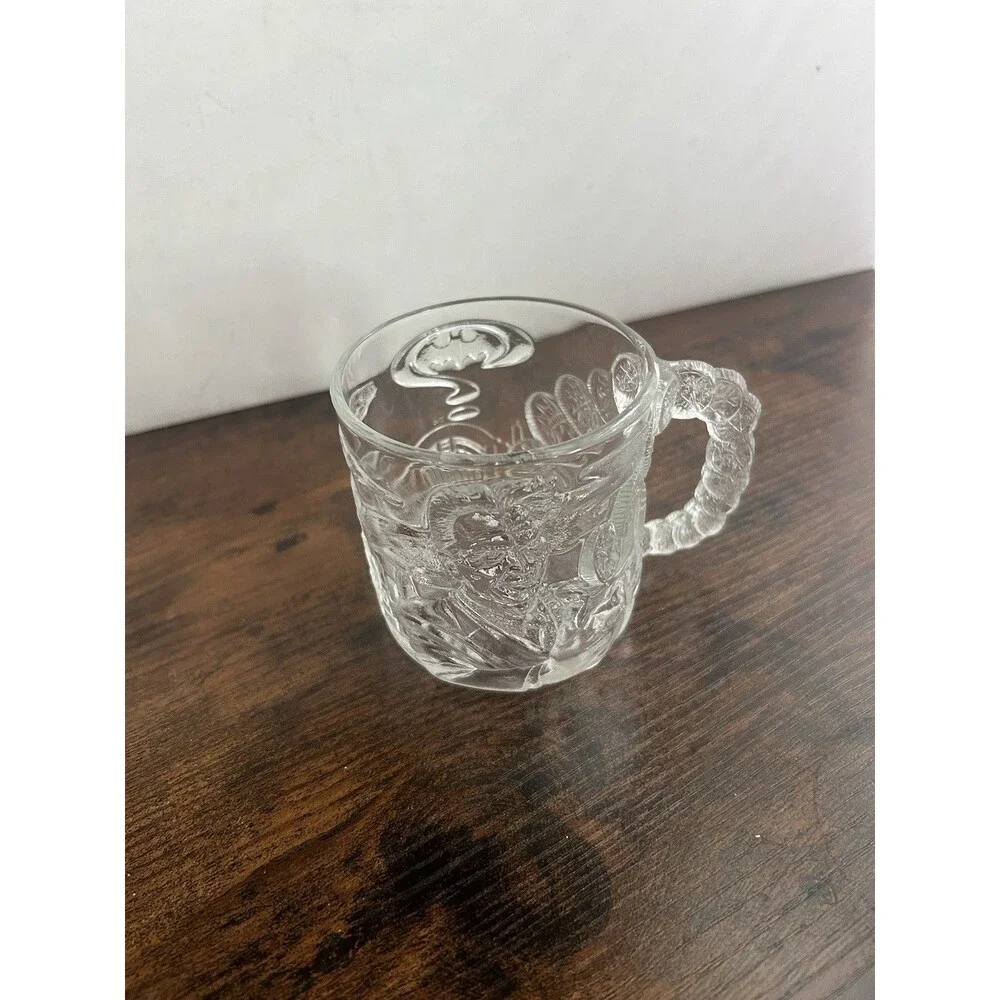 McDONALD'S  TWO-FACE  VINTAGE BATMAN FOREVER DRINKING GLASS 1995 DC Comics